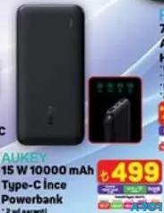 AUKEY 15 W 10000 MAH TYPE-C İNCE POWERBANK AUKEY 15 W 10000 MAH TYPE-C İNCE POWERBANK